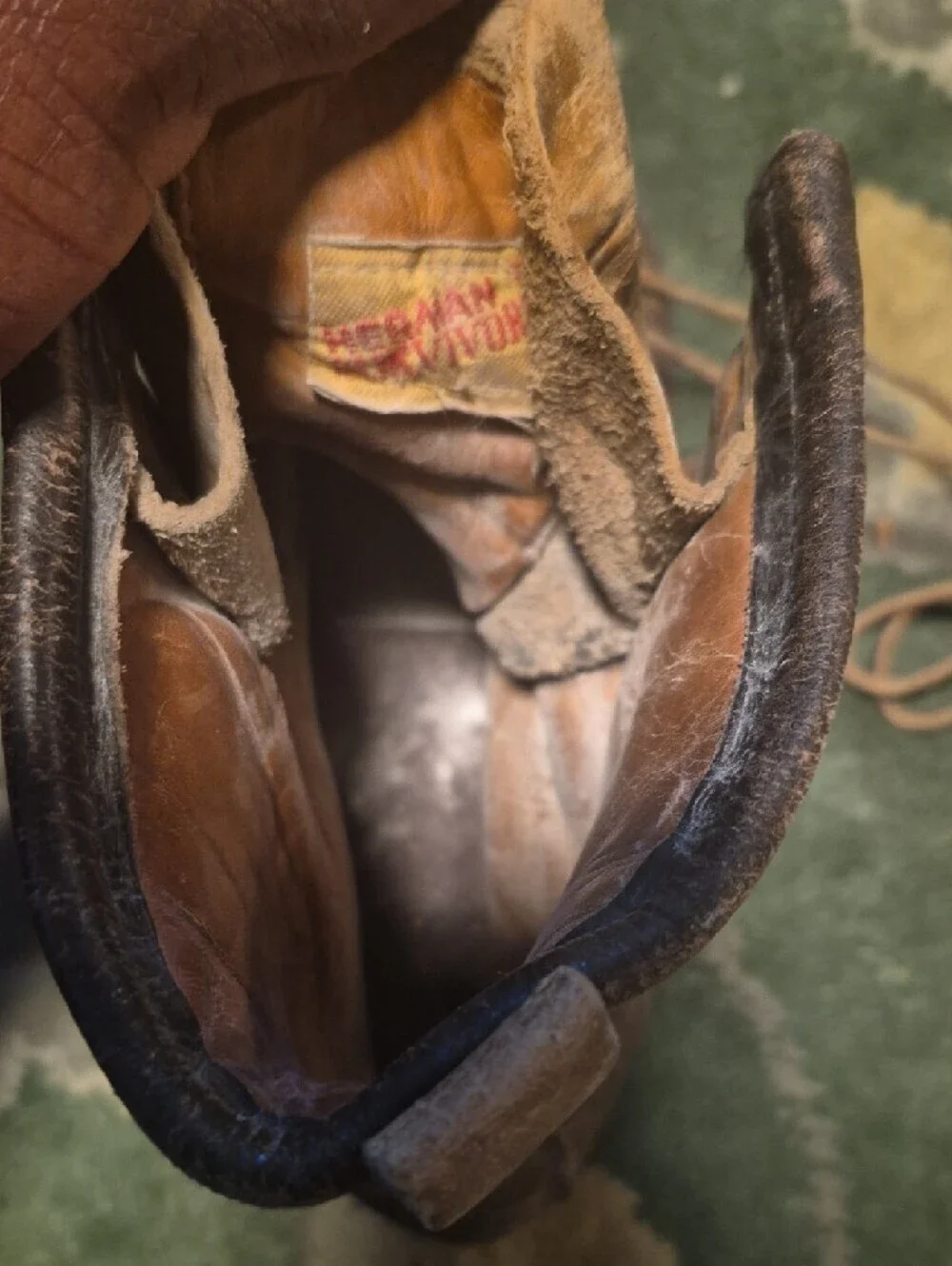 Men's Rustic Brown Leather Ankle Boots